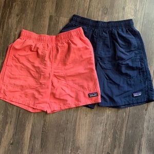 Lot of 2 Patagonia Shorts Size Youth Small Swim